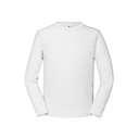 T-shirt Męski Klasyczny Bawełniany Długi Rękaw F195 - White