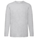 Koszulka Męska Klasyczna Bawełniana Długi Rękaw F240 - Heather Grey