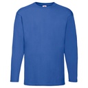 Koszulka Męska Klasyczna Bawełniana Długi Rękaw F240 - Royal Blue