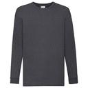 T-shirt Dziecięcy Klasyczny Długi Rękaw F240K - Dark Grey Heather