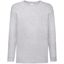 T-shirt Dzieciecy Klasyczny Dlugi Rekaw F240K - Heather Grey