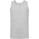Koszulka bez rekawow Klasyczna Bawełniana F260 - Heather Grey