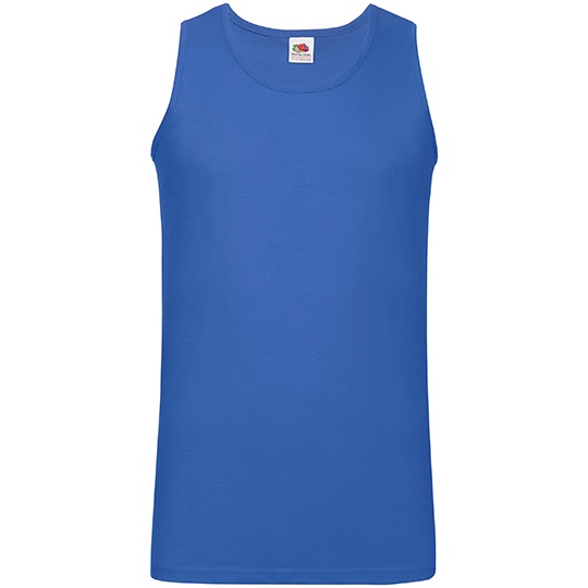 Koszulka bez rekawow Klasyczna Bawelniana F260 - Royal Blue