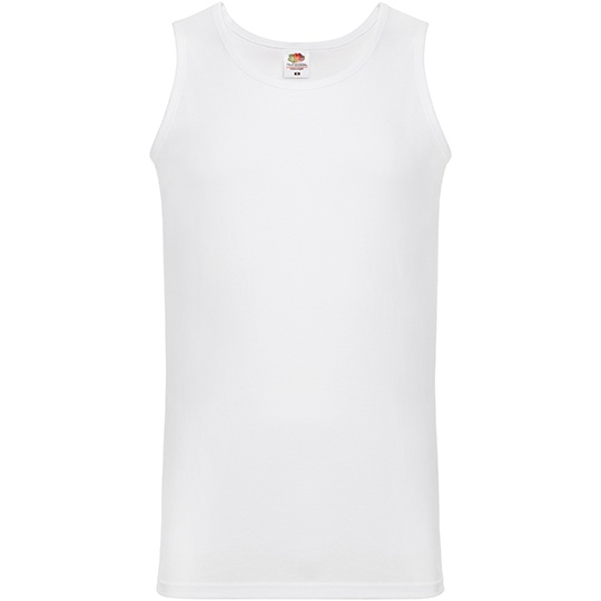 Koszulka bez rekawow Klasyczna Bawelniana F260 - White
