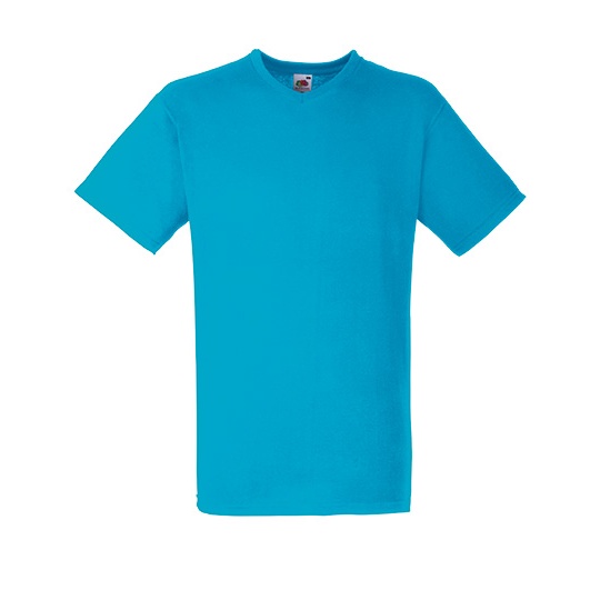 T-shirt Klasyczny Bawelniany F270 - Azure Blue