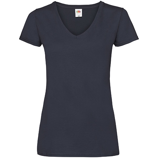Koszulka Damska Slim Bawelniana F271N - Deep Navy