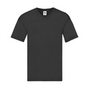 T-shirt z dekoltem V F272 - Black