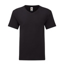 T-shirt Męski Slim Fit Bawełniany F273 - Black