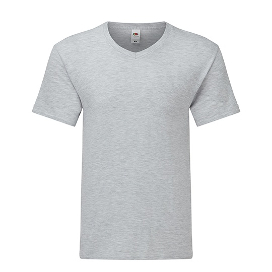 T-shirt Męski Slim Fit Bawełniany F273 - Heather Grey