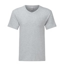 T-shirt Męski Slim Fit Bawełniany F273 - Heather Grey