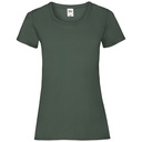 Koszulka Damska Slim Bawełniana F288N - Bottle Green
