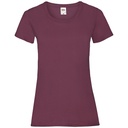 Koszulka Damska Slim Bawełniana F288N - Burgundy