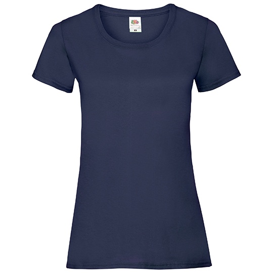 Koszulka Damska Slim Bawelniana F288N - Deep Navy