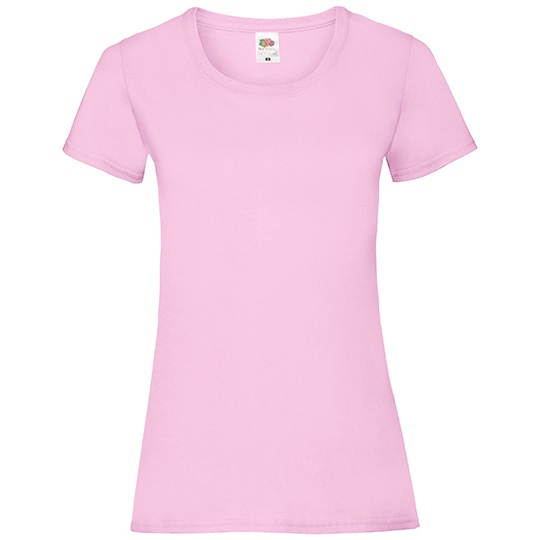 Koszulka Damska Slim Bawelniana F288N - Light Pink
