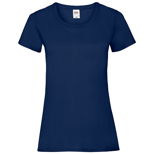 Koszulka Damska Slim Bawelniana F288N - Navy