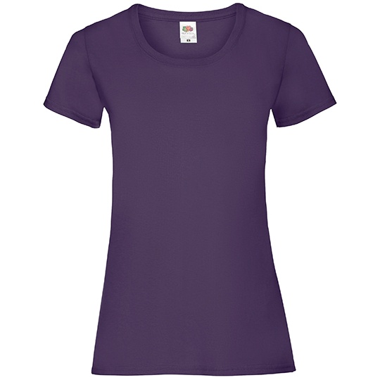 Koszulka Damska Slim Bawelniana F288N - Purple
