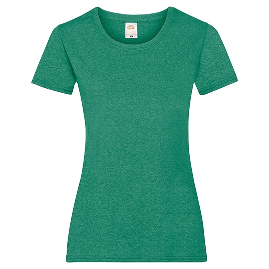 Koszulka Damska Slim Bawelniana F288N - Retro Heather Green