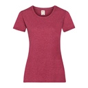 Koszulka Damska Slim Bawełniana F288N - Vintage Heather Red