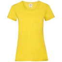 Koszulka Damska Slim Bawełniana F288N - Yellow