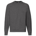 Bluza Klasyczna Bawełniana Poliestrowa F304 - Dark Heather Grey