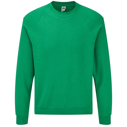 Bluza Klasyczna Bawelniana Poliestrowa F304 - Heather Green