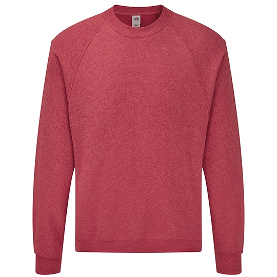 Bluza Klasyczna Bawelniana Poliestrowa F304 - Heather Red