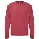 Bluza Klasyczna Bawełniana Poliestrowa F304 - Heather Red