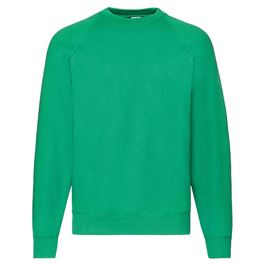 Bluza klasyczna raglanowa F304 - Kelly Green