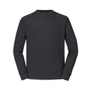 Bluza Klasyczna Bawełniana Poliestrowa F304 - Light Graphite (Solid)