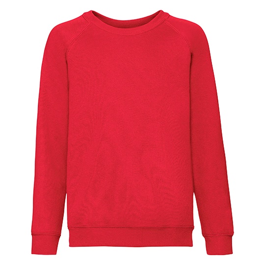 Bluza Dziecieca Raglanowa Bawelniana F304NK - Red