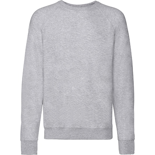 Bluza Raglanowa Lekki Nieczesany Fleece F310 - Heather Grey