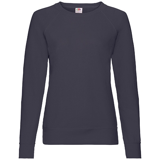 Bluza Damska Raglanowa Lekka Nieczesany Fleece F315 - Deep Navy