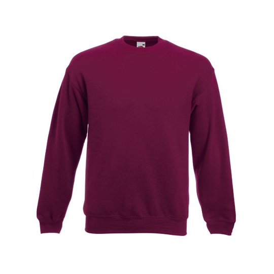 Bluza Klasyczna Bawelniano Poliestrowa F324 - Burgundy