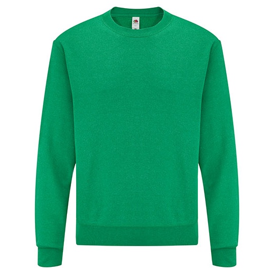 Bluza Klasyczna Bawelniano Poliestrowa F324 - Heather Green