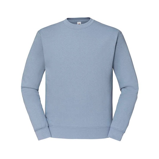 Bluza Klasyczna Bawelniano Poliestrowa F324 - Mineral Blue