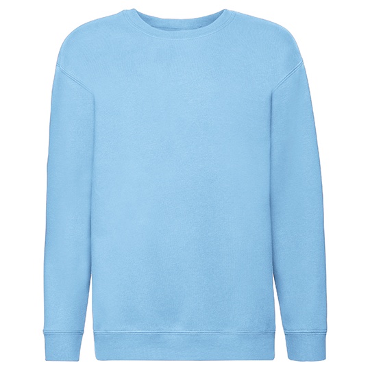 Bluza Klasyczna Bawelniana Poliestrowa F324K - Sky Blue