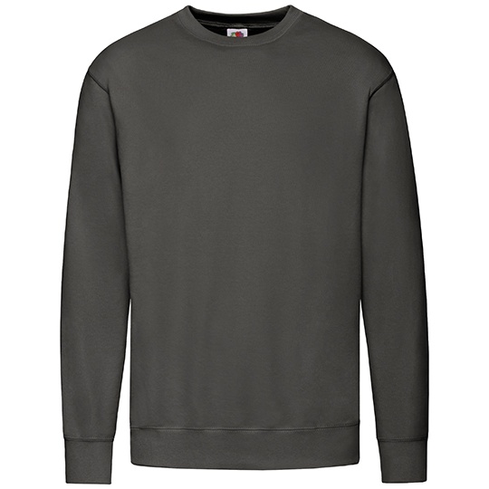 Bluza Meska Klasyczna Nieczesana F330 - Light Graphite (Solid)
