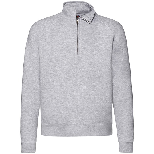 Bluza Raglanowa Bawelniana Poliestrowa F382 - Heather Grey