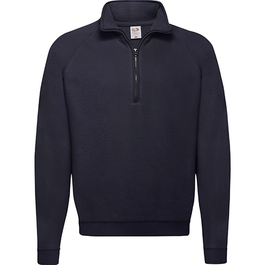 Bluza Klasyczna Z Zamkiem F382N - Deep Navy