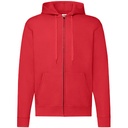 Bluza Klasyczna Bawełniana z Kapturem F401N - Red