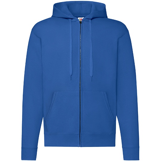 Bluza Klasyczna Bawelniana z Kapturem F401N - Royal Blue