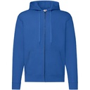 Bluza Klasyczna Bawełniana z Kapturem F401N - Royal Blue
