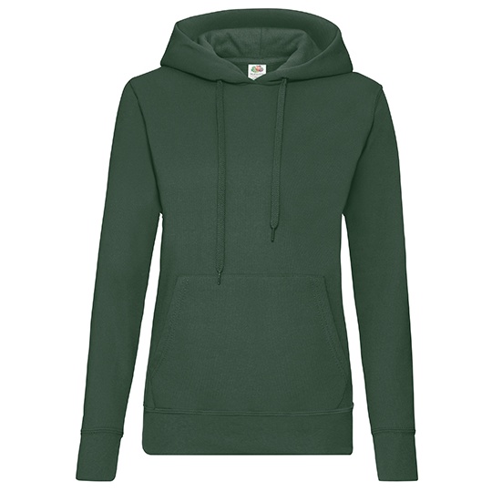 Bluza Damska Slim Bawełniana F409 - Bottle Green