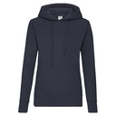 Bluza Damska Slim Bawełniana F409 - Deep Navy