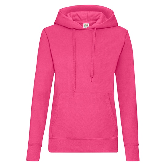Bluza Damska Slim Bawelniana F409 - Fuchsia