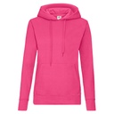 Bluza Damska Slim Bawełniana F409 - Fuchsia