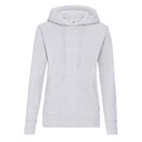 Bluza Damska Slim Bawełniana F409 - Heather Grey