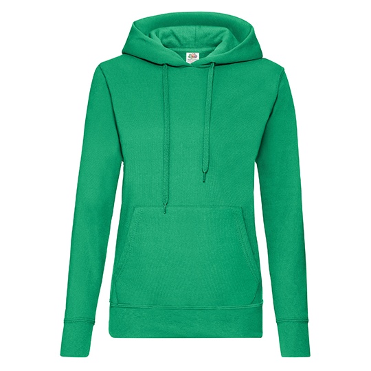 Bluza Damska Slim Bawelniana F409 - Kelly Green