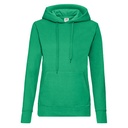 Bluza Damska Slim Bawełniana F409 - Kelly Green