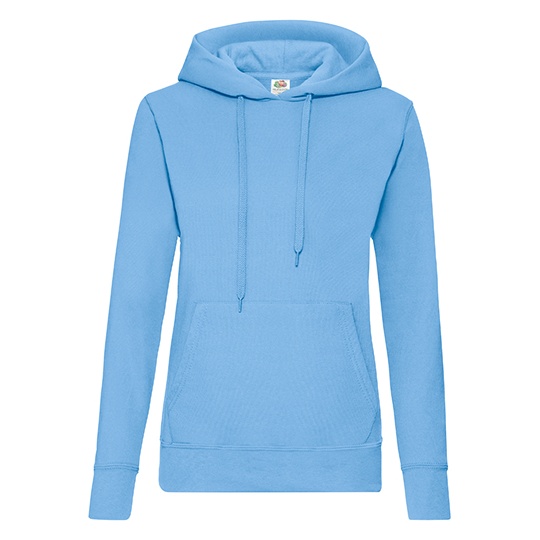 Bluza Damska Slim Bawelniana F409 - Sky Blue